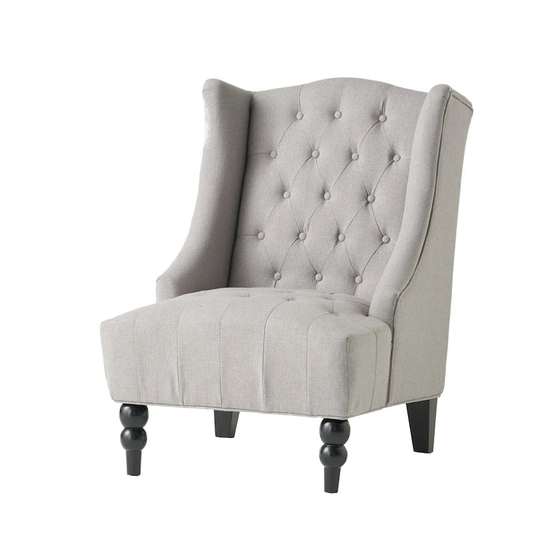 Christopher Knight Home Toddman -napitettu korkeaselkäinen klubituoli – 27.25 L x 33.75 W x 38.50 H