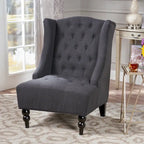 Christopher Knight Home Toddman -napitettu korkeaselkäinen klubituoli – 27.25 L x 33.75 W x 38.50 H