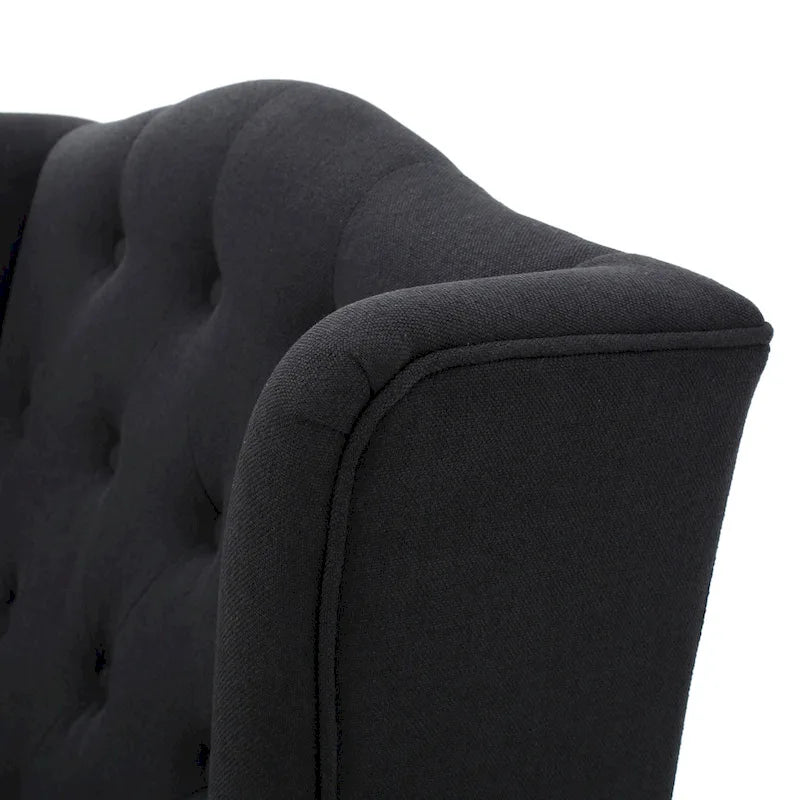 Christopher Knight Home Toddman -napitettu korkeaselkäinen klubituoli – 27.25 L x 33.75 W x 38.50 H