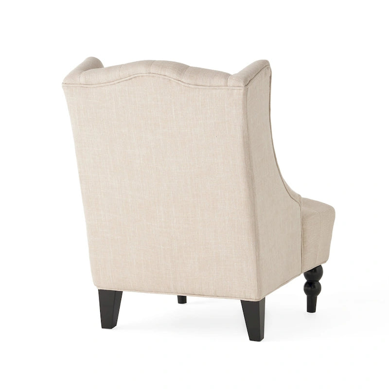 Christopher Knight Home Toddman -napitettu korkeaselkäinen klubituoli – 27.25 L x 33.75 W x 38.50 H