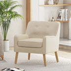 Felicity Mid-century Modern Tufted Armchair by Christopher Knight Home