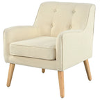 Felicity Mid-century Modern Tufted Armchair by Christopher Knight Home