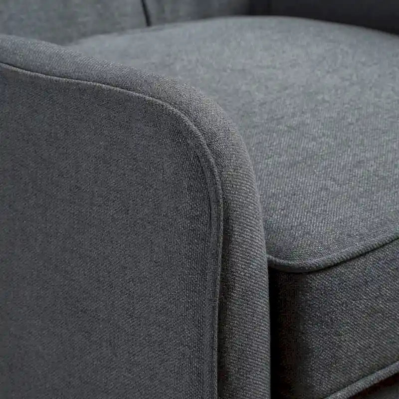 Felicity Mid-century Modern Tufted Armchair by Christopher Knight Home