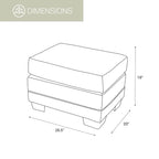 American Furniture Classics Model 8501-00-60 Alpine Lodge karosszék hozzá illő zsámollyal