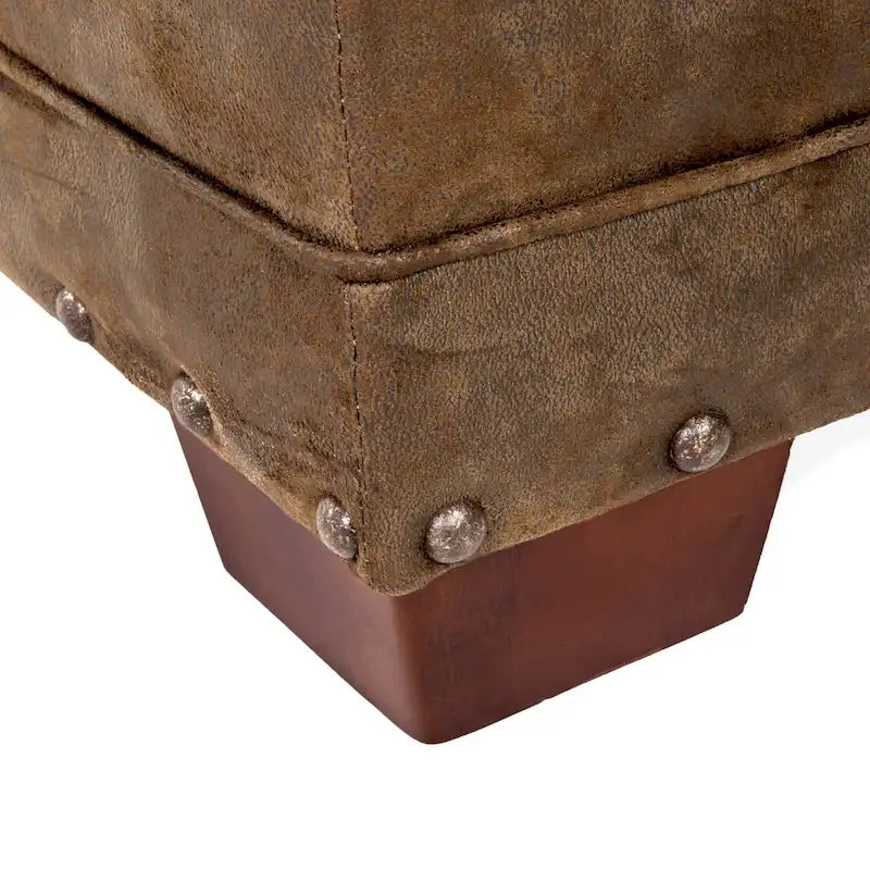 American Furniture Classics Model 8501-00-60 Alpine Lodge karosszék hozzá illő zsámollyal
