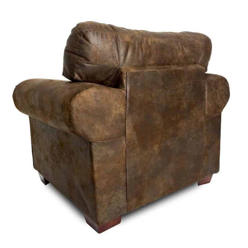 American Furniture Classics Model 8501-00-60 Alpine Lodge karosszék hozzá illő zsámollyal
