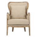 Crenshaw Fabric Wing Chair by Christopher Knight Home