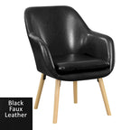 Convenience Concepts Take a Seat Charlotte Wingback Upholstered Accent Armchair