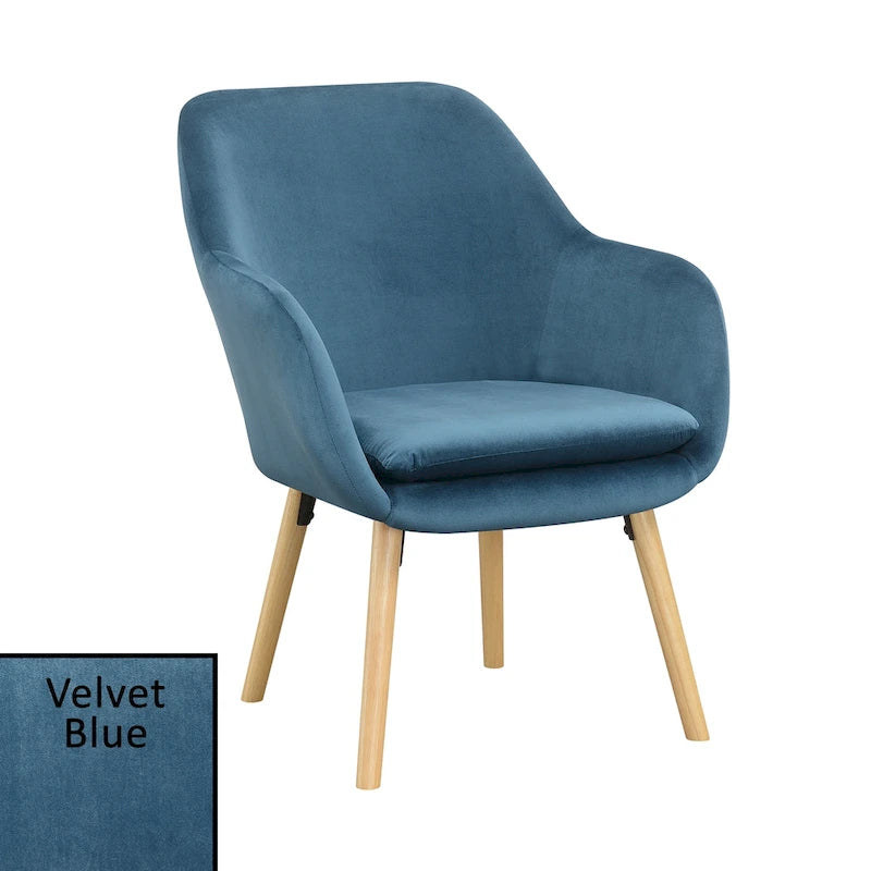 Convenience Concepts Take a Seat Charlotte Wingback Upholstered Accent Armchair