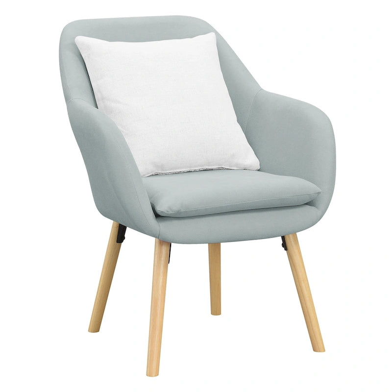 Convenience Concepts Take a Seat Charlotte Wingback Upholstered Accent Armchair