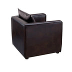 Jier moderner gepolsterter Akzentsessel aus atmungsaktivem Vinyl von Furniture of America