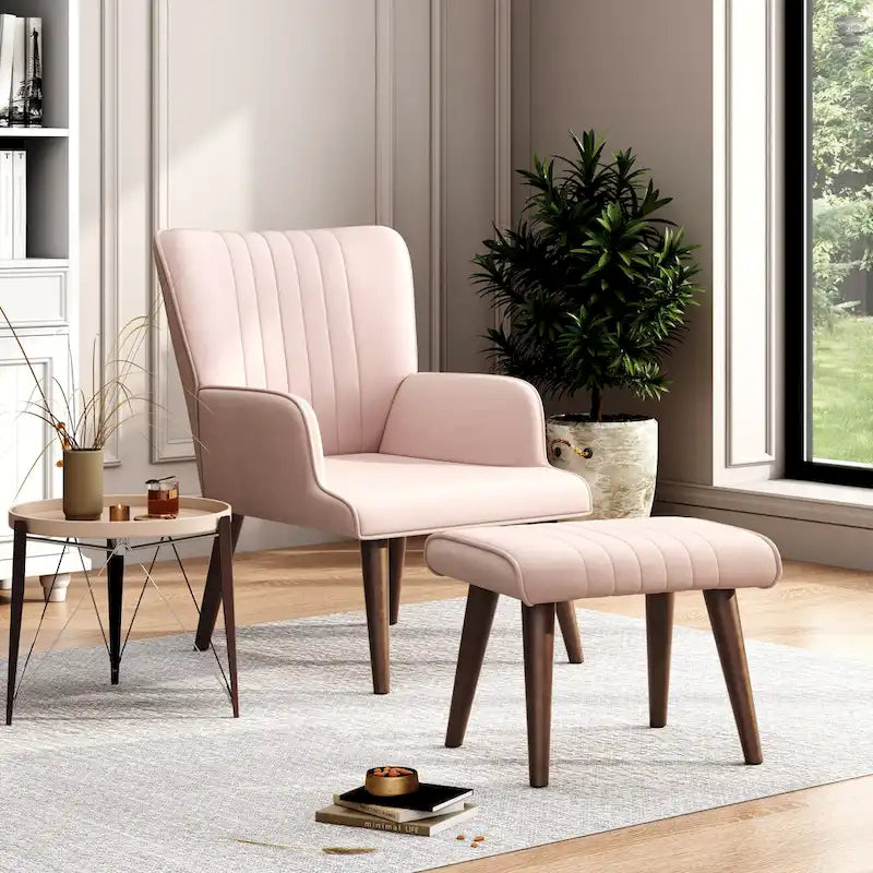 Corvus Latvia Modern Accent Lounge Chair Set