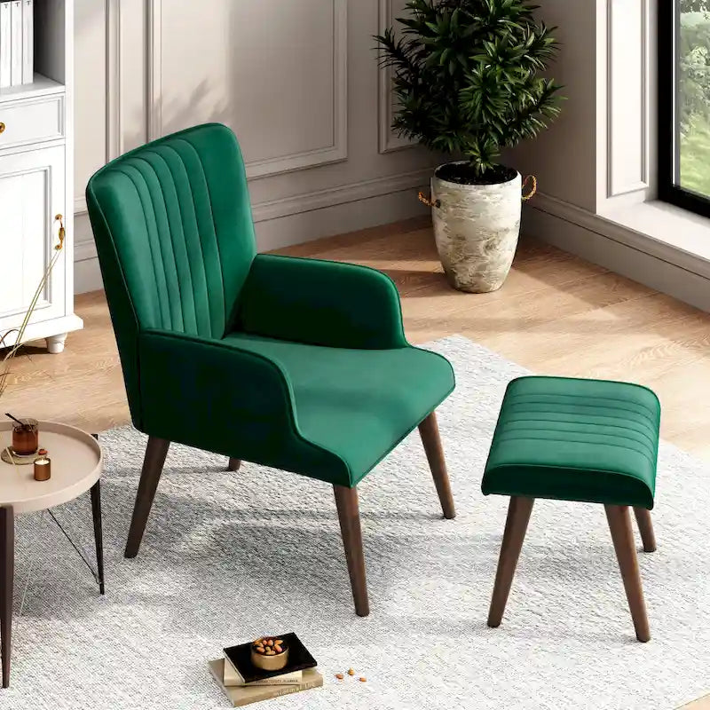 Corvus Latvia Modern Accent Lounge Chair Set