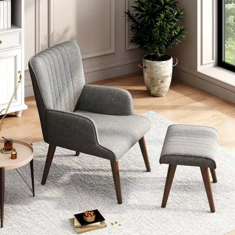 Corvus Latvia Modern Accent Lounge Chair Set
