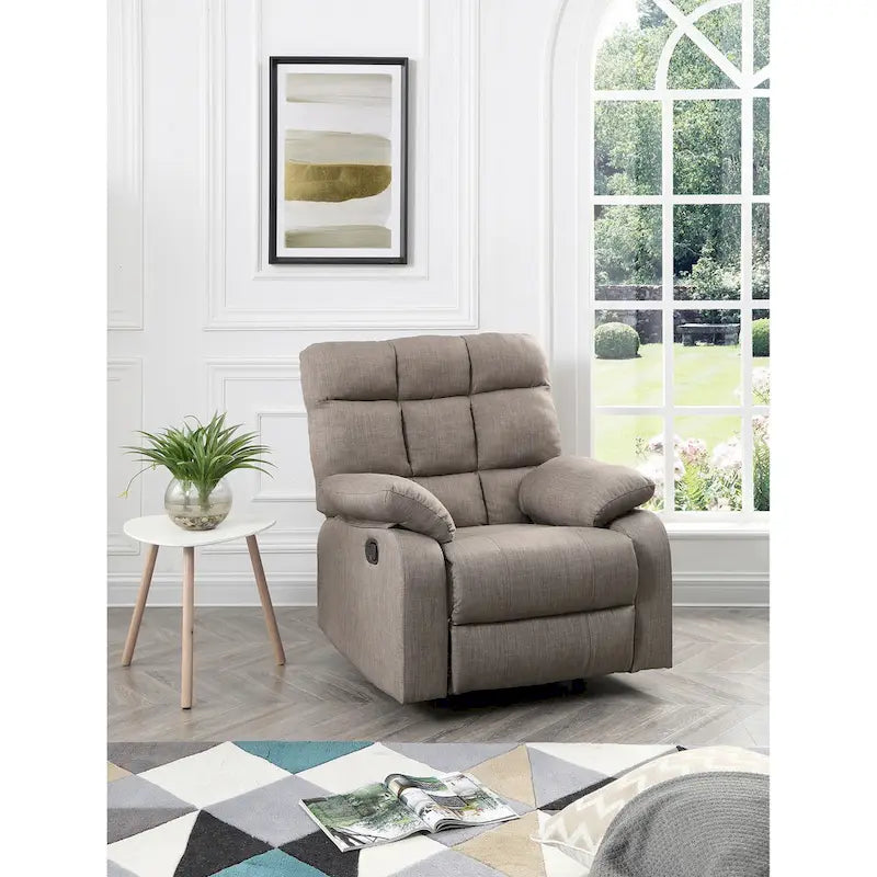 Cindy Relaxsessel mit Stoffbezug – 37L x 39W x 38H