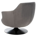 SAFAVIEH Couture Citine Velvet Swivel Accent Chair - 31.1 W x 32.3 L x 29.5 H - 31.1 W x 32.3 L x 29.5 H