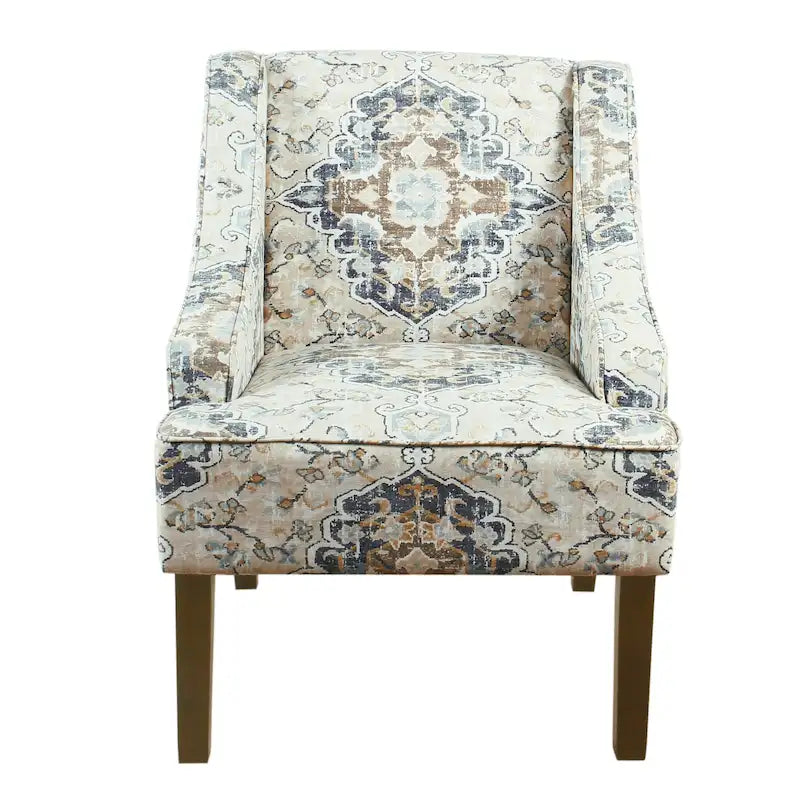 Sillón tapizado con brazos curvos Holman de Porch & Den