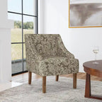 Porch & Den Holman Upholstered Swoop Arm Chair