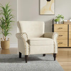 Olohuoneen nojatuoli, naulakoristeet – 29.9W x 29.9H x 32.9D