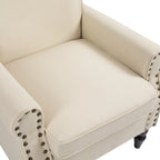 Olohuoneen nojatuoli, naulakoristeet – 29.9W x 29.9H x 32.9D