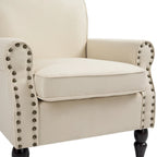 Olohuoneen nojatuoli, naulakoristeet – 29.9W x 29.9H x 32.9D