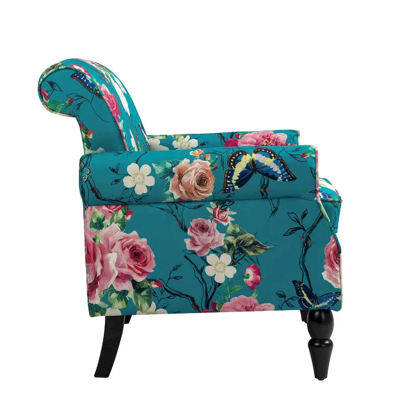 Olohuoneen nojatuoli, naulakoristeet – 29.9W x 29.9H x 32.9D