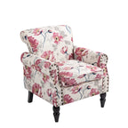 Olohuoneen nojatuoli, naulakoristeet – 29.9W x 29.9H x 32.9D
