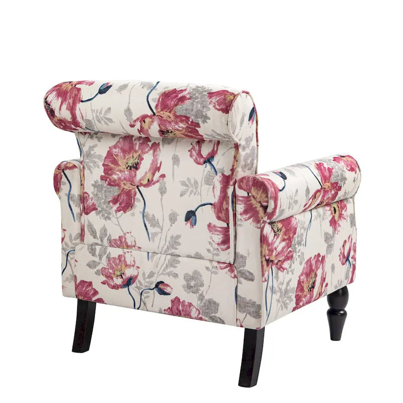 Olohuoneen nojatuoli, naulakoristeet – 29.9W x 29.9H x 32.9D