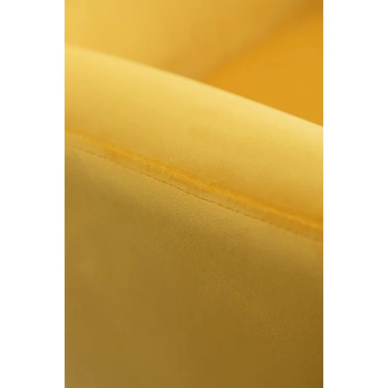 Sillón decorativo de terciopelo con respaldo de alas y capitoné de botones Sovarol de Roundhill Furniture