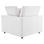 Commix Down Filled Overstuffed Performance Velvet Corner Chair