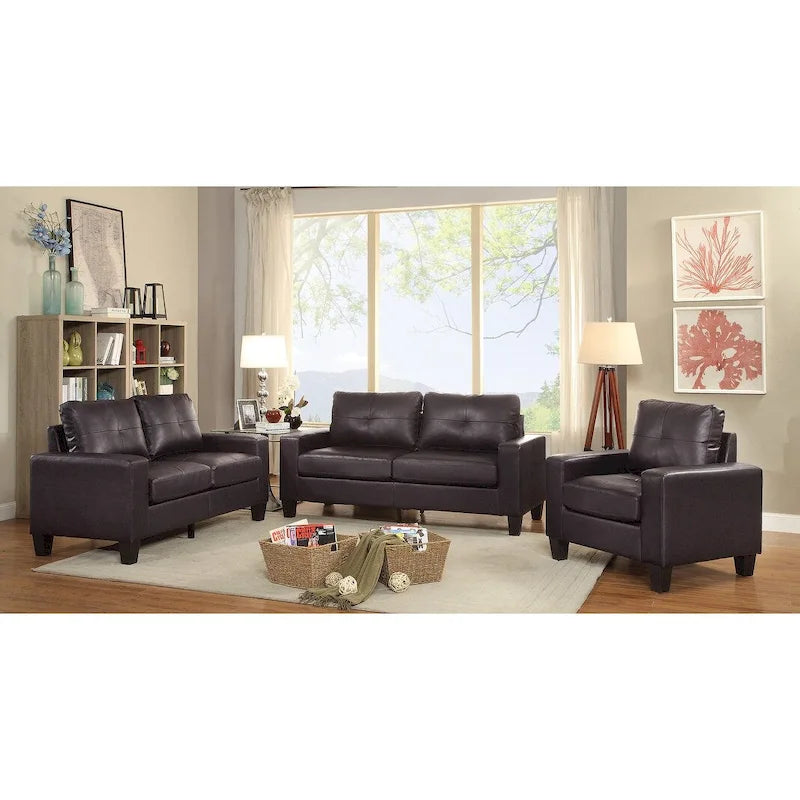 Sillón decorativo con cojines extraíbles Newbury - 35L x 32W x 36H