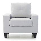 Accentstoel met afneembare kussens - 35L x 32W x 36H
