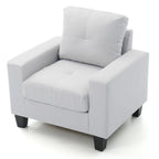 Accentstoel met afneembare kussens - 35L x 32W x 36H