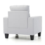 Accentstoel met afneembare kussens - 35L x 32W x 36H