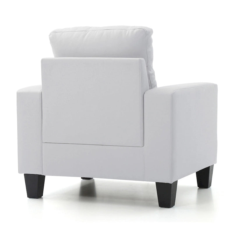 Accentstoel met afneembare kussens - 35L x 32W x 36H