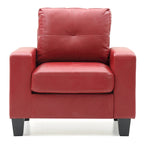 Accentstoel met afneembare kussens - 35L x 32W x 36H