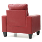 Accentstoel met afneembare kussens - 35L x 32W x 36H
