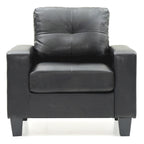 Accentstoel met afneembare kussens - 35L x 32W x 36H