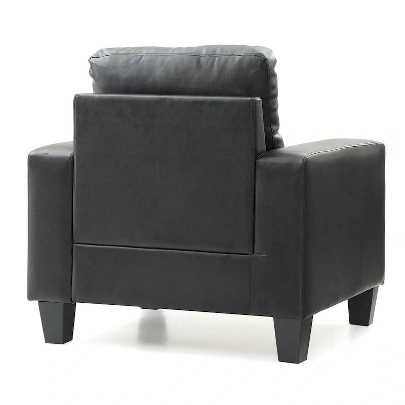 Accentstoel met afneembare kussens - 35L x 32W x 36H