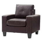 Accentstoel met afneembare kussens - 35L x 32W x 36H
