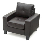 Accentstoel met afneembare kussens - 35L x 32W x 36H