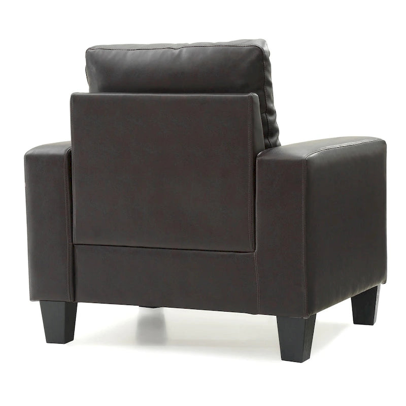 Accentstoel met afneembare kussens - 35L x 32W x 36H