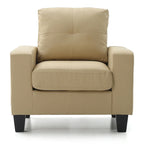 Accentstoel met afneembare kussens - 35L x 32W x 36H