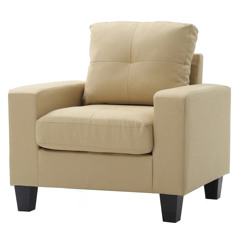 Accentstoel met afneembare kussens - 35L x 32W x 36H