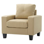 Accentstoel met afneembare kussens - 35L x 32W x 36H