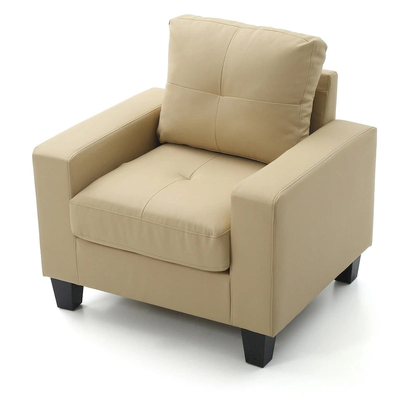 Accentstoel met afneembare kussens - 35L x 32W x 36H