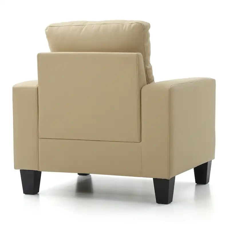 Accentstoel met afneembare kussens - 35L x 32W x 36H