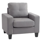 Accentstoel met afneembare kussens - 35L x 32W x 36H