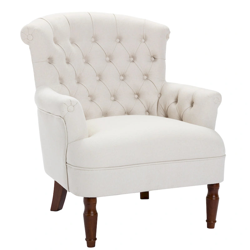 Sillón club extragrande de tela capitoné Corvus Sidmouth