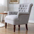 Corvus Sidmouth Tufted Fabric Oversized Club Chair